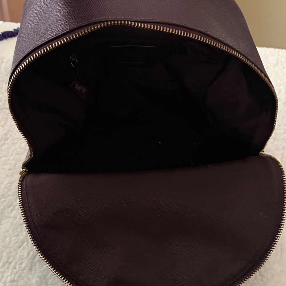 Coach Tan and Brown Monogram Backpack - Picture 4 of 5